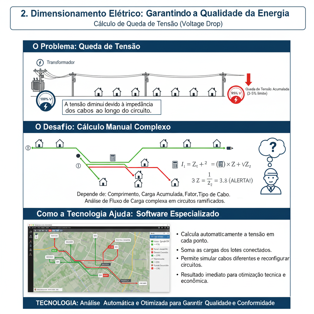 Queda de tensão ProjRedes